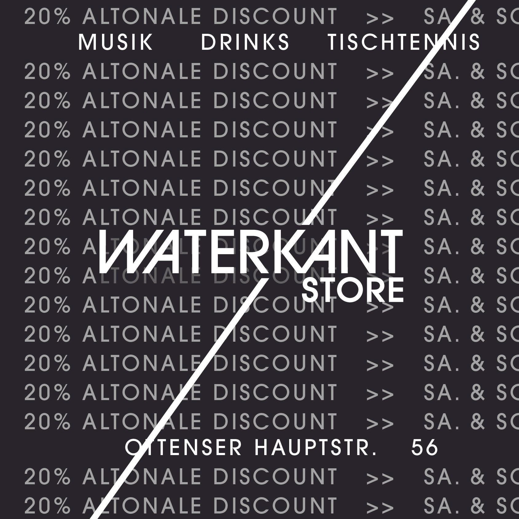 Musik, Drinks & Tischtennis - WATERKANT Store -Hamburg Ottensen Altona