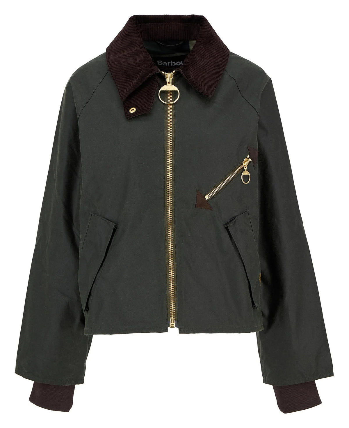 BARBOUR ARLENE WAX-FERN/ANCIENT TARTAN