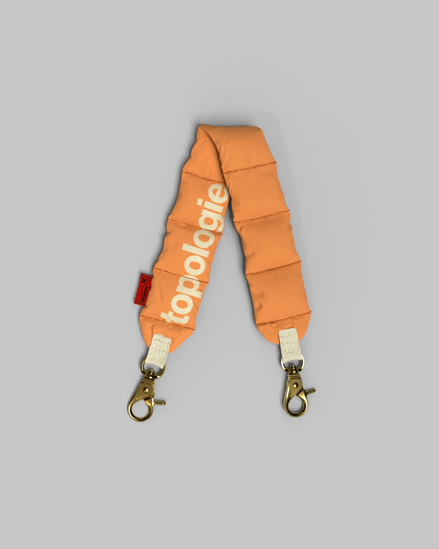 TOPOLOGIE WARES STRAPS PUFFER WRIST STRAP ORANGE SILKY PEACH