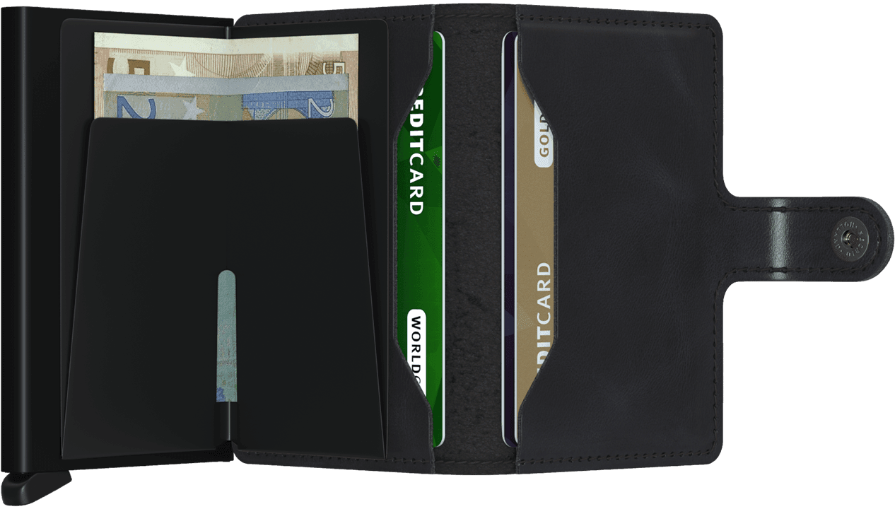SECRID MINIWALLET VINTAGE BLACK - WATERKANT Store -Hamburg Ottensen Altona