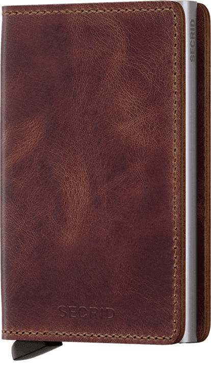 SECRID SLIMWALLET VINTAGE BROWN - WATERKANT Store -Hamburg Ottensen Altona