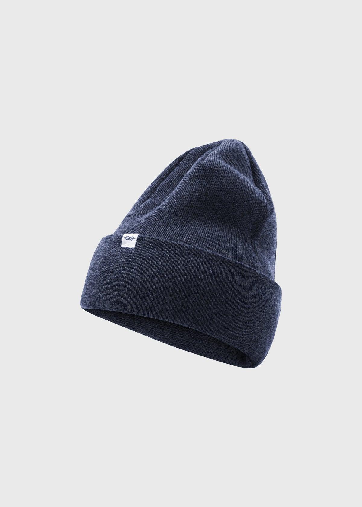 KLITMØLLER COLLECTIVE FINE RIB BEANIE-NAVY - WATERKANT Store -Hamburg Ottensen Altona