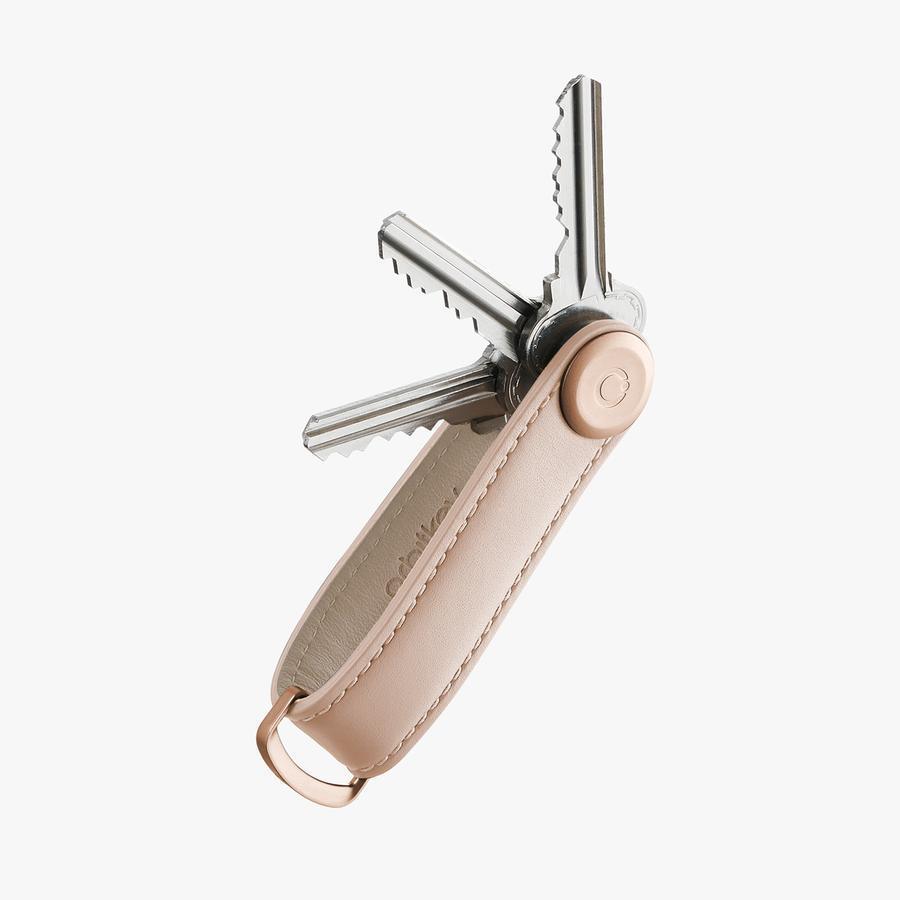 ORBITKEY LEATHER KEY ORGANISER-BLUSH BLUSH - WATERKANT Store -Hamburg Ottensen Altona
