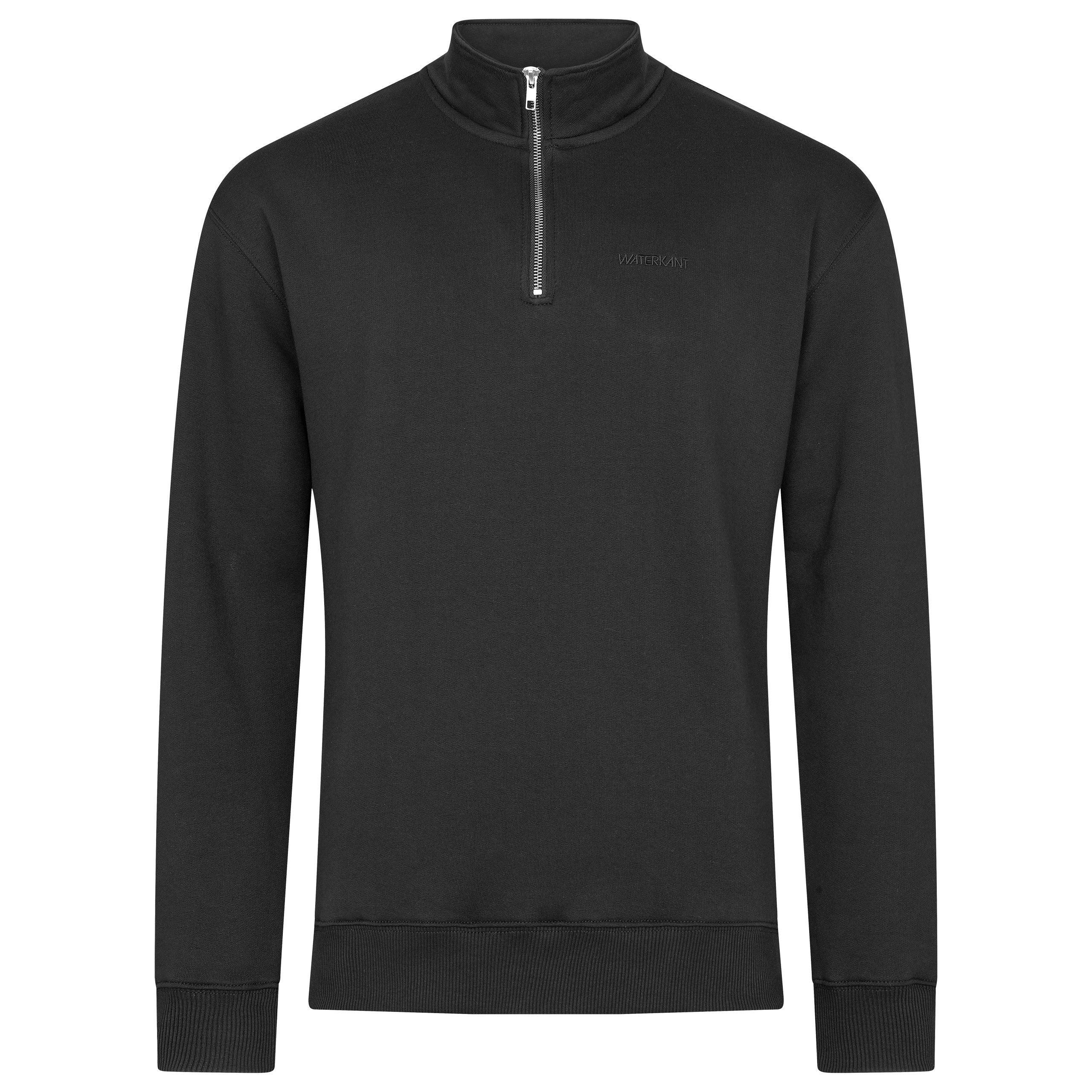 WATERKANT HALF ZIP SW04-BLACK - WATERKANT Store -Hamburg Ottensen Altona