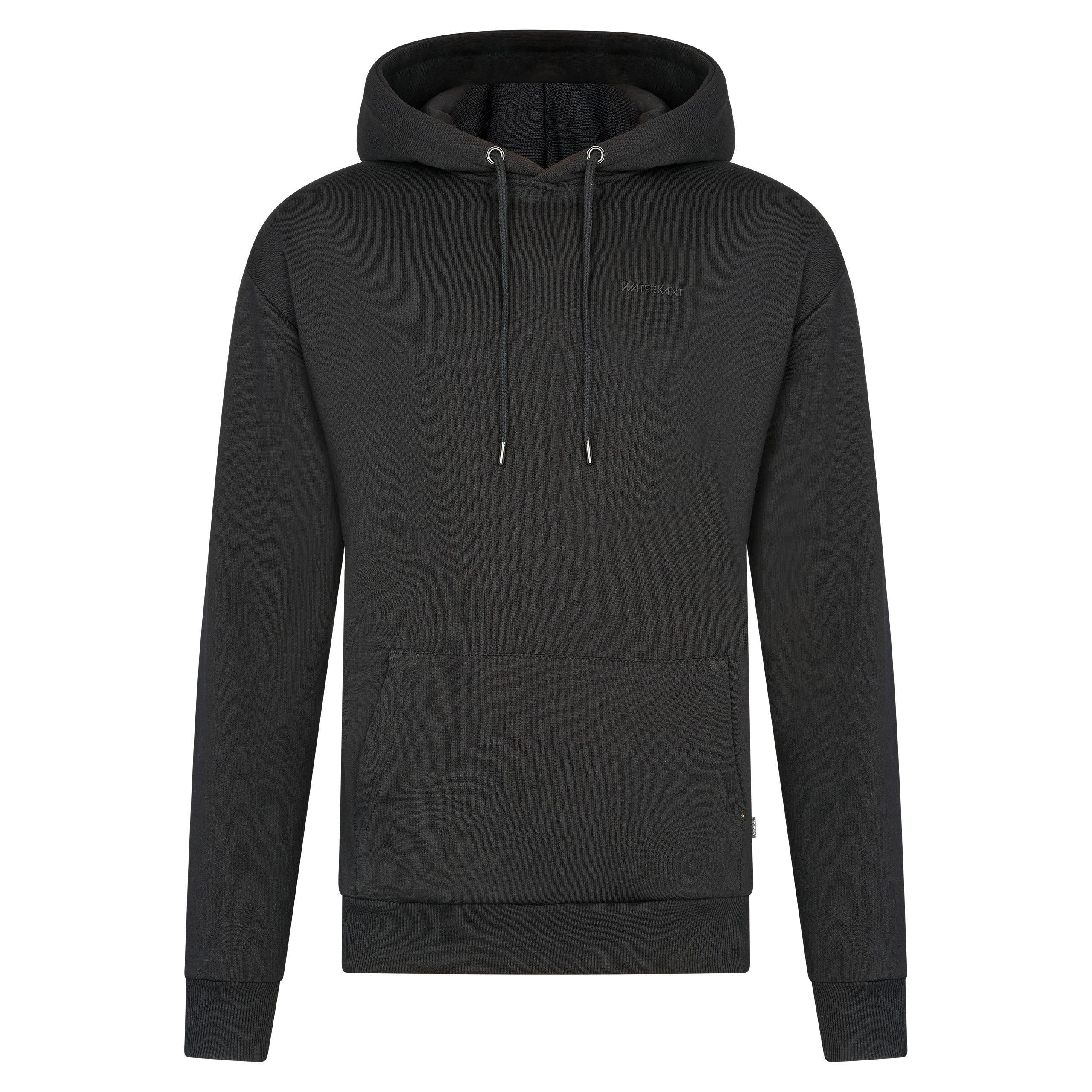 WATERKANT HOODED SWEATSHIRT SW05-black - WATERKANT Store -Hamburg Ottensen Altona