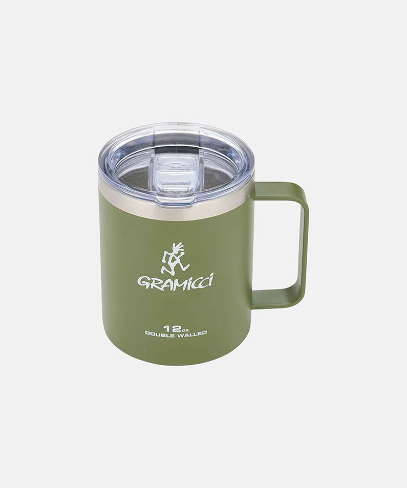 GRAMICCI DOUBLE WALLED STAINLESS STEEL MUG-OLIVE