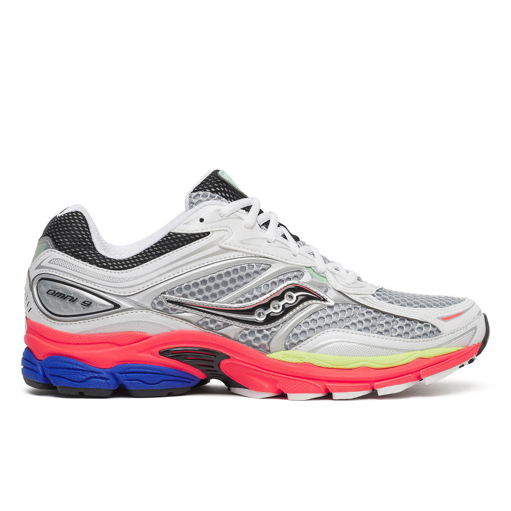 SAUCONY PROGRID OMNI 9 - WHITE/VIZIRED