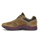Saucony Progrid Omni 9 Brown/Wine – Retro-Sneaker aus Leder & Mesh. Jetzt im Waterkant Store Hamburg.
