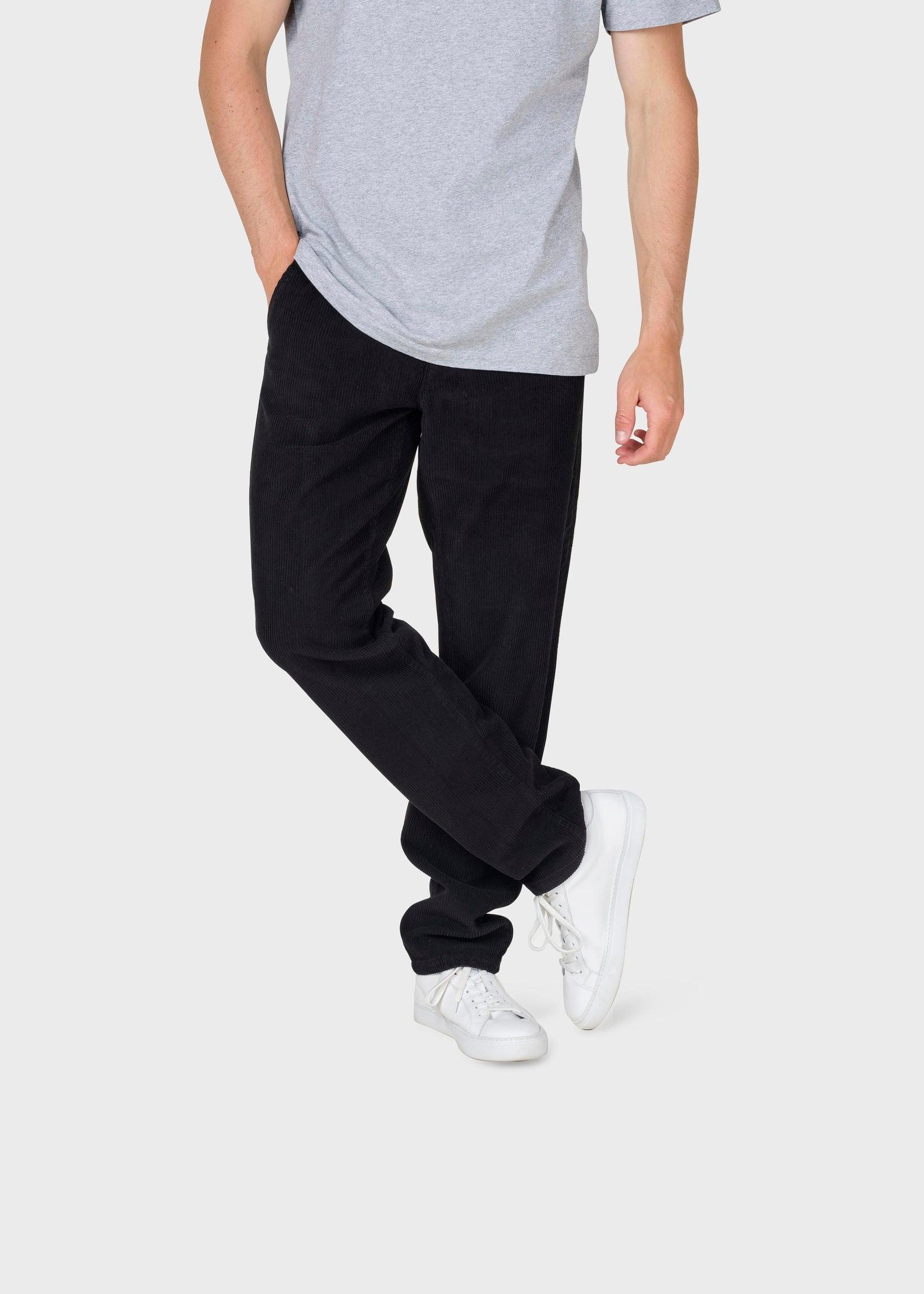 KLITMØLLER COLLECTIVE ALLAN CORD PANTS-BLACK - WATERKANT Store -Hamburg Ottensen Altona