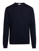 KLITMØLLER COLLECTIVE MENS BASIC MERINO KNIT 2023-NAVY - WATERKANT Store -Hamburg Ottensen Altona