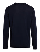 KLITMØLLER COLLECTIVE MENS BASIC MERINO KNIT 2023-NAVY - WATERKANT Store -Hamburg Ottensen Altona