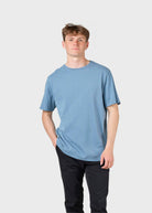 KLITMØLLER COLLECTIVE MENS BOXY TEE-LIGHT BLUE - WATERKANT Store -Hamburg Ottensen Altona