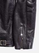 NUDIE JEANS EDDY RIDER LEATHER JACKET BLACK - WATERKANT Store -Hamburg Ottensen Altona