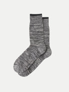 NUDIE JEANS RASMUSSON MULTI YARN SOCKS DARK GREY - WATERKANT Store -Hamburg Ottensen Altona