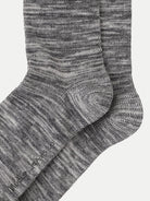 NUDIE JEANS RASMUSSON MULTI YARN SOCKS DARK GREY - WATERKANT Store -Hamburg Ottensen Altona