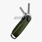 ORBITKEY SAFFIANO LEATHER KEY ORGANISER-OLIVE - WATERKANT Store -Hamburg Ottensen Altona