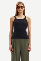 SAMSØE SAMSØE SAILY TANK TOP 15120-BLACK - WATERKANT Store -Hamburg Ottensen Altona