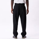 OBEY FUBAR PLEATED PANT-BLACK - WATERKANT Store -Hamburg Ottensen Altona