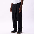 OBEY FUBAR PLEATED PANT-BLACK - WATERKANT Store -Hamburg Ottensen Altona