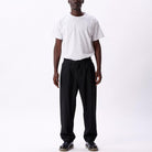 OBEY FUBAR PLEATED PANT-BLACK - WATERKANT Store -Hamburg Ottensen Altona