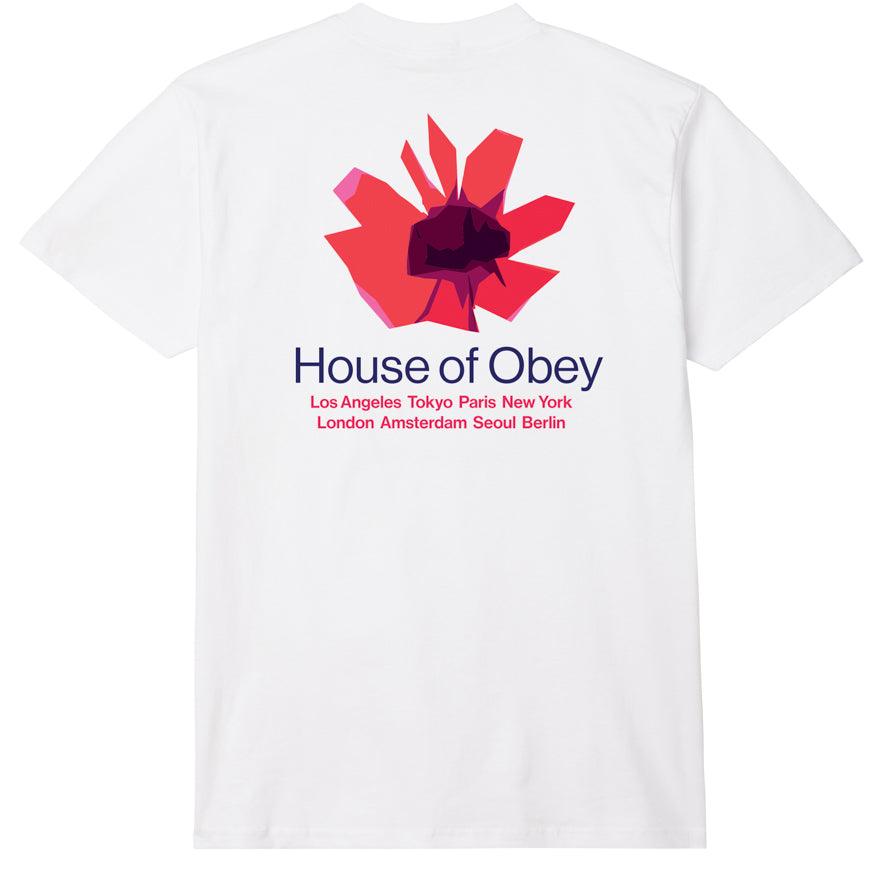 OBEY HOUSE OF OBEY FLORAL-WHITE - WATERKANT Store -Hamburg Ottensen Altona