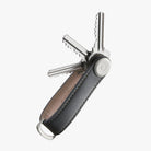 ORBITKEY LEATHER KEY ORGANISER-CHARCOAL GREY - WATERKANT Store -Hamburg Ottensen Altona