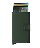 SECRID MINIWALLET MATTE GREEN-BLACK - WATERKANT Store -Hamburg Ottensen Altona