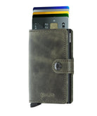 SECRID MINIWALLET VINTAGE OLIVE-BLACK - WATERKANT Store -Hamburg Ottensen Altona