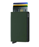 SECRID SLIMWALLET MATTE GREEN-BLACK - WATERKANT Store -Hamburg Ottensen Altona