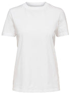 SELECTED MY PERFECT SS TEE BOX CUT -BRIGHT WHITE - WATERKANT Store -Hamburg Ottensen Altona